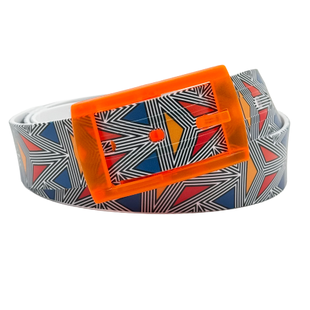 The Nairobi Silicone like plastic Belt print for Men and Women