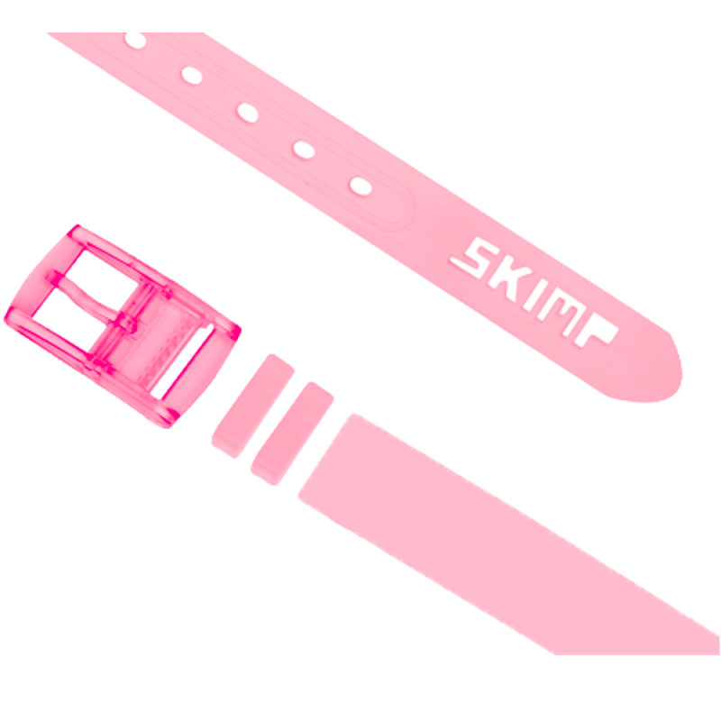L'Originale light pink silicon like plastic belt, for men and women