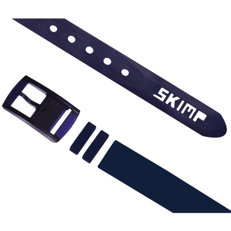 L'Originale dark blue silicon like plastic belt, for men and women
