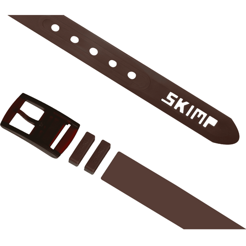 L'Originale brown silicon like plastic belt, for men and women