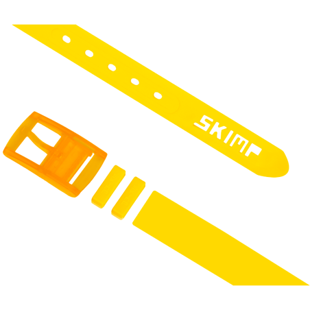 L'Originale yellow silicon like plastic belt, for men and women