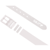 L'Originale white silicon like plastic belt, for men and women