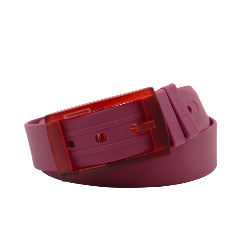 Ceinture bordeaux SKIMP - Unisexe, recyclable, idéale pour voyager