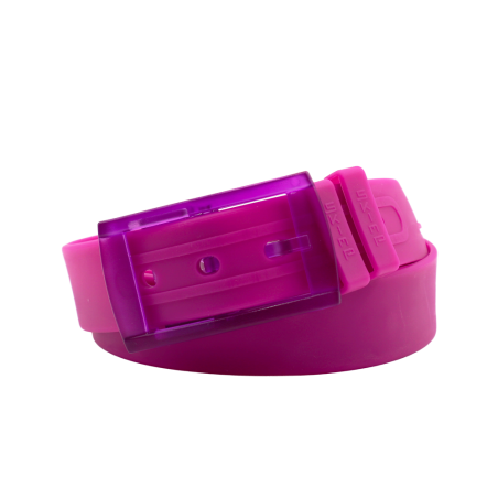 ceinture femme violette roulée