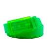 L'Originale neon green plastic belt, for men and women
