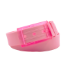 L'Originale light pink silicon like plastic belt, for men and women