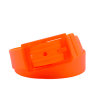 L'Originale orange silicon like plastic belt, for men and women