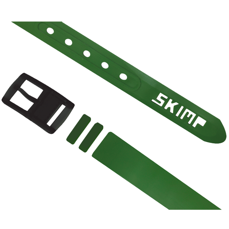 L'Originale army green silicon like plastic belt, for men and women