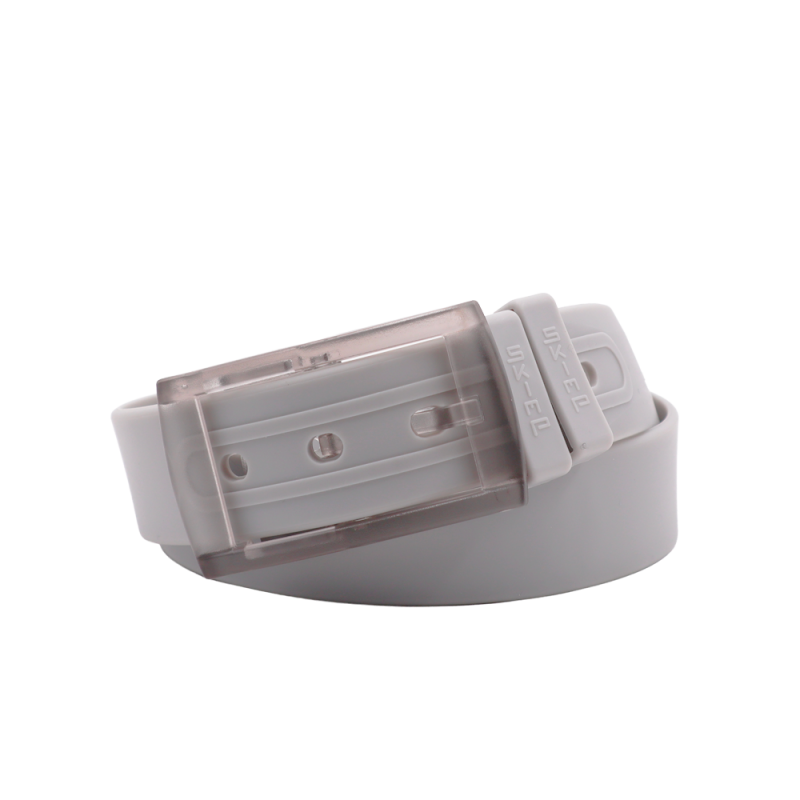 L'Originale Light Grey silicon like plastic belt, for men and women