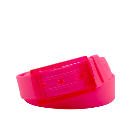 L'Originale pink silicon like plastic belt, for men and women