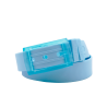 ceinture unisexe bleu ciel roulée