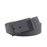 L'Originale Dark Grey silicon like plastic belt, for en and women