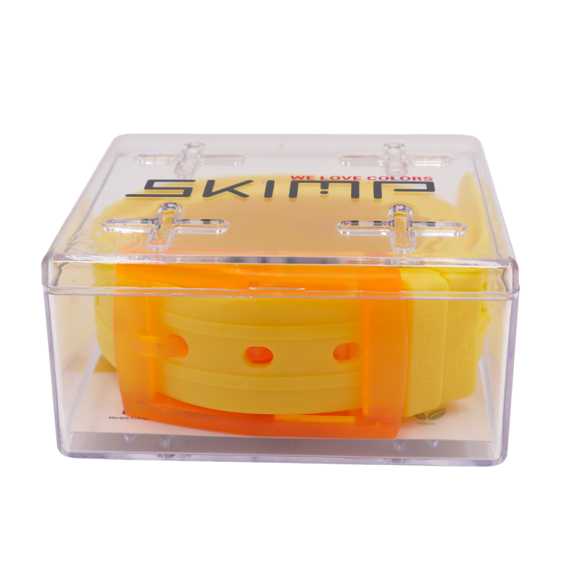 ceinture unisexe jaune boite
