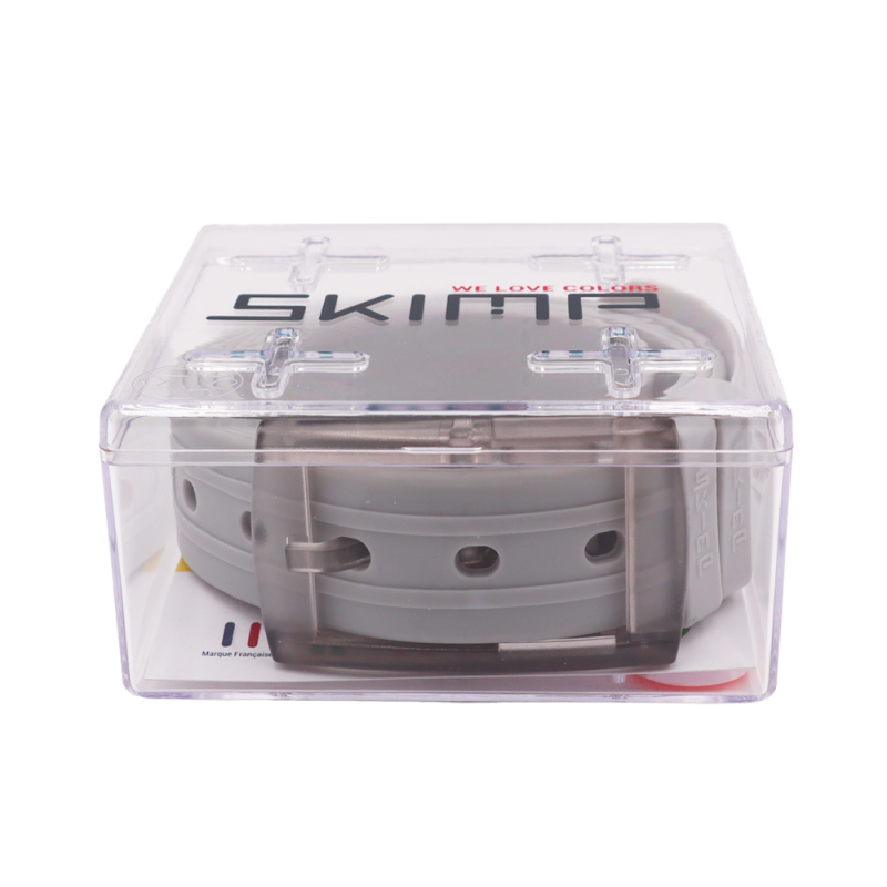 L'Originale Light Grey silicon like plastic belt, for men and women