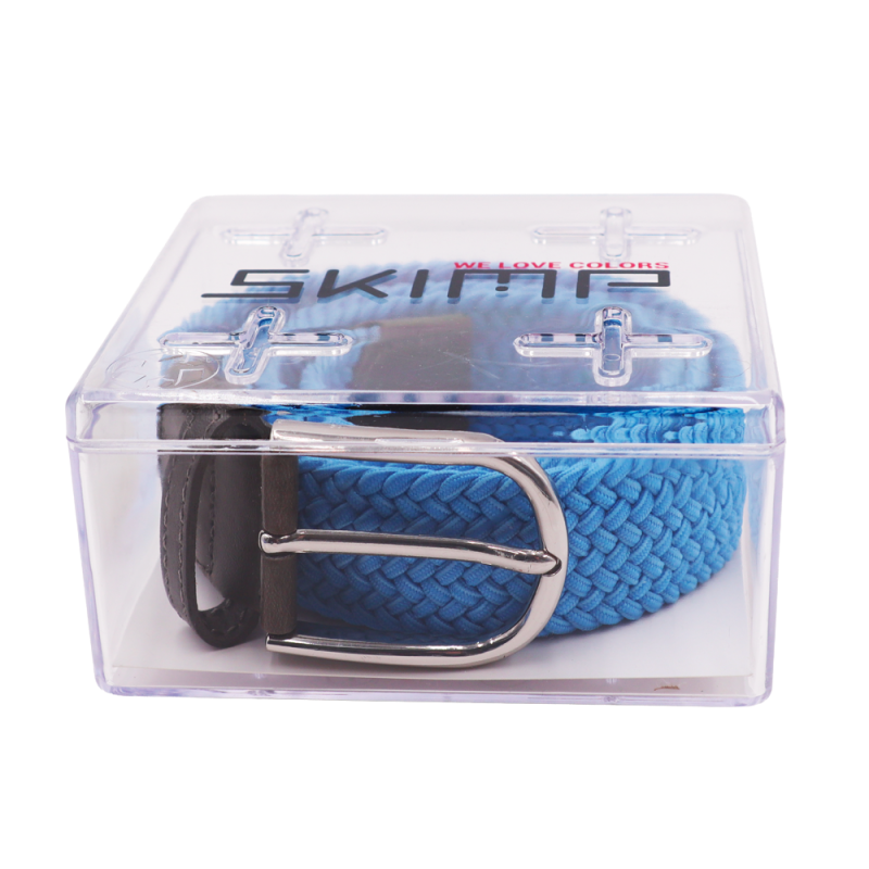 ceinture tressée l'aventurière bleu ciel boite