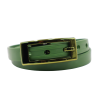 ceinture fine la charmeuse kaki roulée