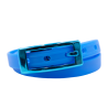 ceinture fine la charmeuse bleu jeans roulée