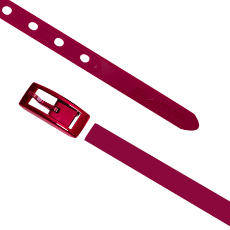 ceinture fine la charmeuse bordeaux