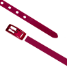 ceinture fine la charmeuse bordeaux