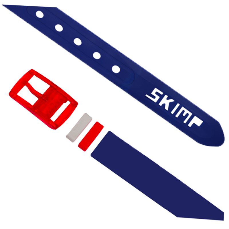 ceinture édition spéciale la british navy,  avec passants rouge et blanc et boucle rouge