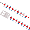 The Ganouche - Love Silicone like plastic Belt print for Men and Women