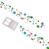 The GolfArTTime - Golf Pop Silicone like plastic Belt print for Men and Women