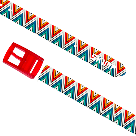 The Yadoué Silicone like plastic Belt print for Men and Women