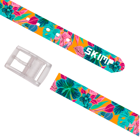 Ceinture imprimée motif Tropical