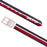 The Stripes 4 belt silicone like plastic belt, for Men and Women