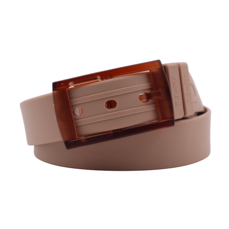 L'Originale beige silicon like plastic belt, for men and women
