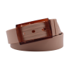 L'Originale beige silicon like plastic belt, for men and women