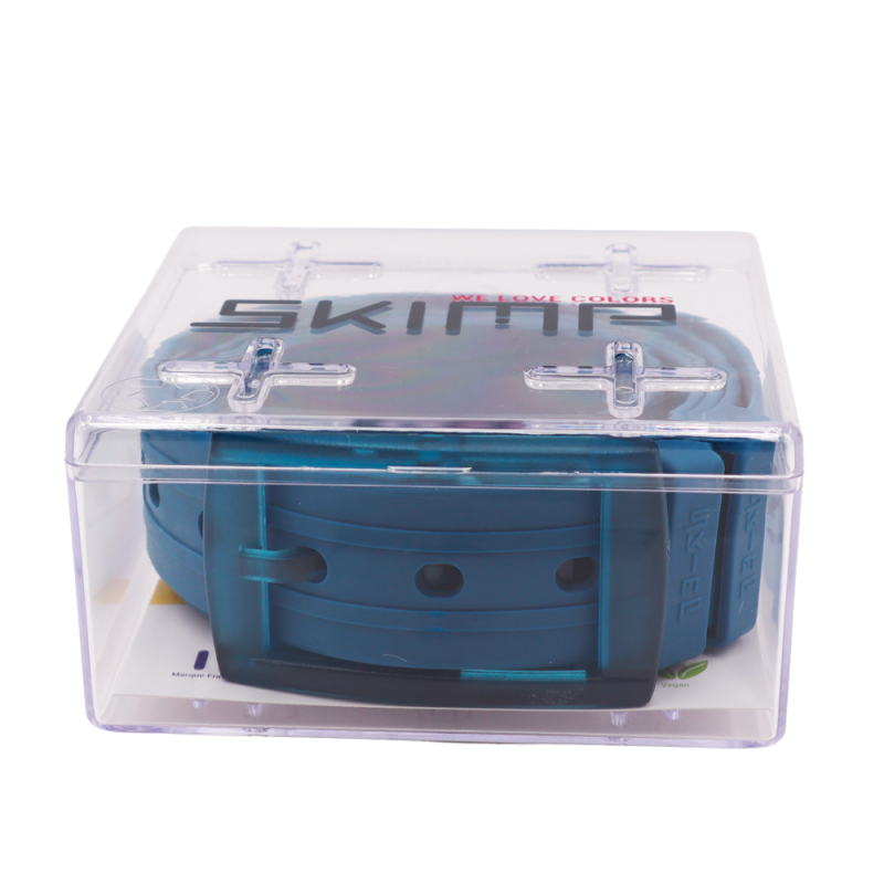 L'Originale old blue silicon like plastic belt, for men and women