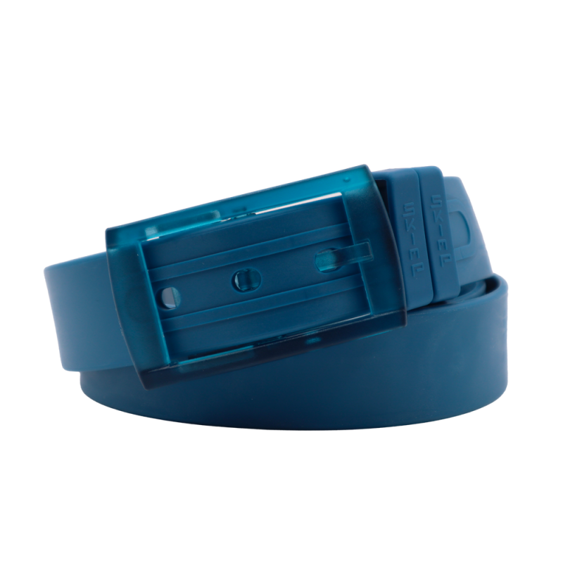 L'Originale old blue silicon like plastic belt, for men and women
