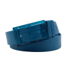L'Originale old blue silicon like plastic belt, for men and women