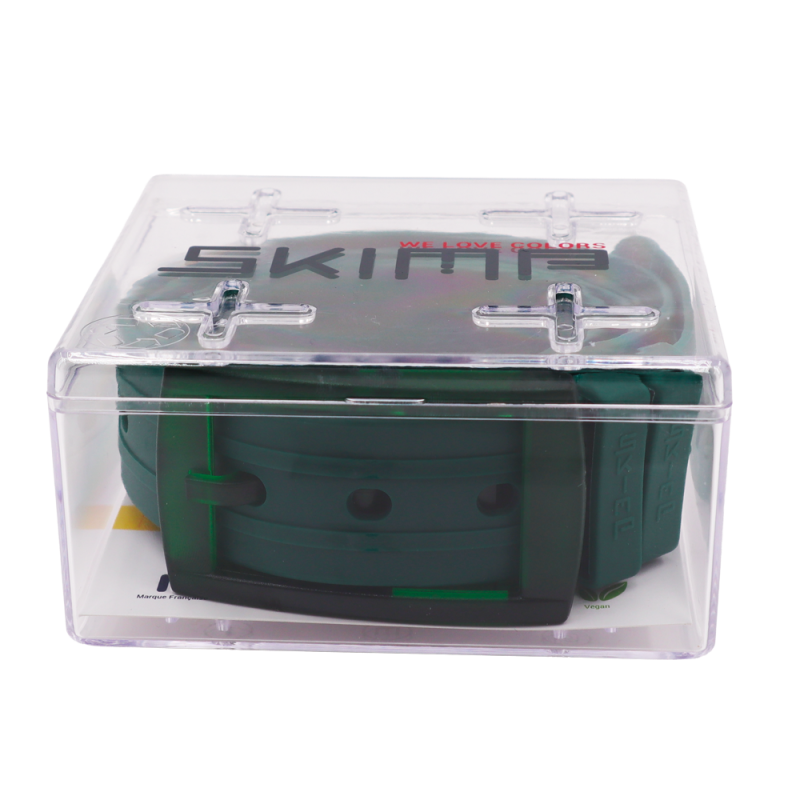 ceinture unisexe verte bouteille boite