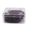 ceinture charmeuse noire boite