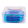 ceinture fine la charmeuse bleu jeans boite