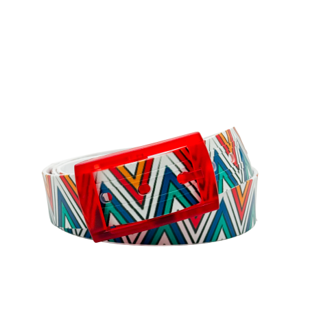 Ceinture Yadoué, 100% plastique, unisexe, vegan, sans nickel