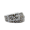 Ceinture Panthère Blanche - Look audacieux avec imprimé animal