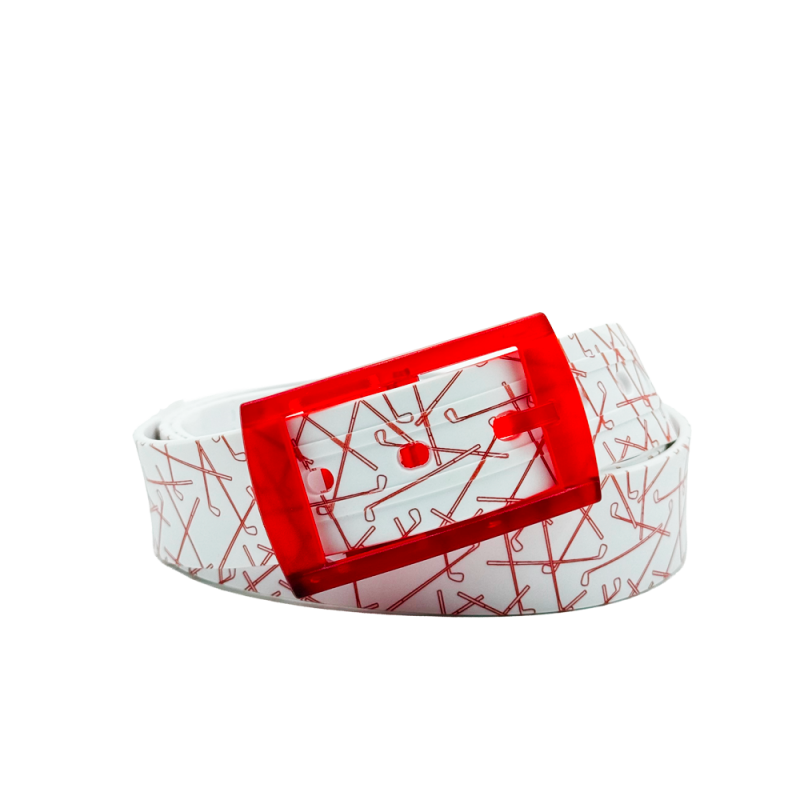 Ceinture Swing Rouge - Accessoire flexible idéal pour le golf