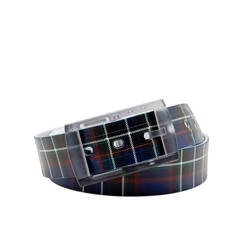 Ceinture Blue Scottish - Style unique et écoresponsable