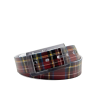Ceinture Red Scottish - Style écossais & durabilité
