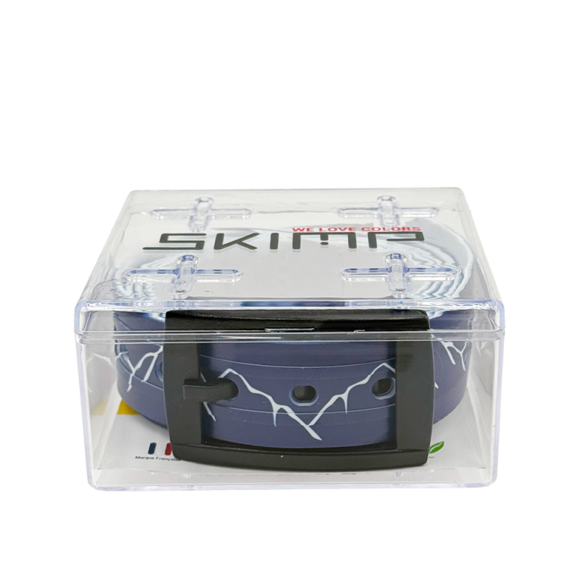 Ceinture Imprimée bleue motif  montagne