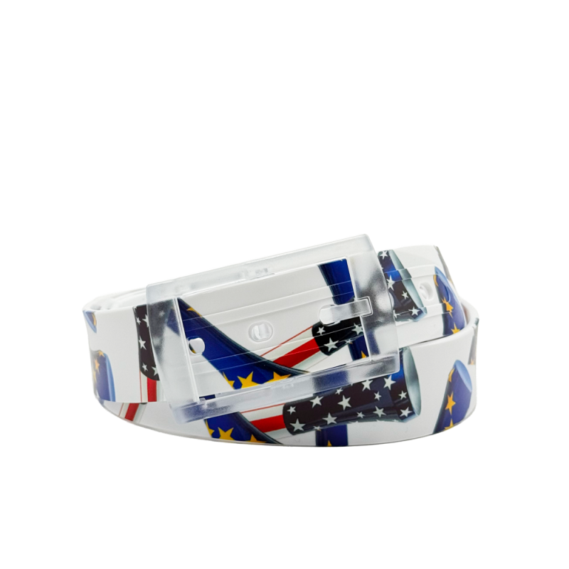 Ceinture tee de golf en collab avec l'artiste Hubert Privé