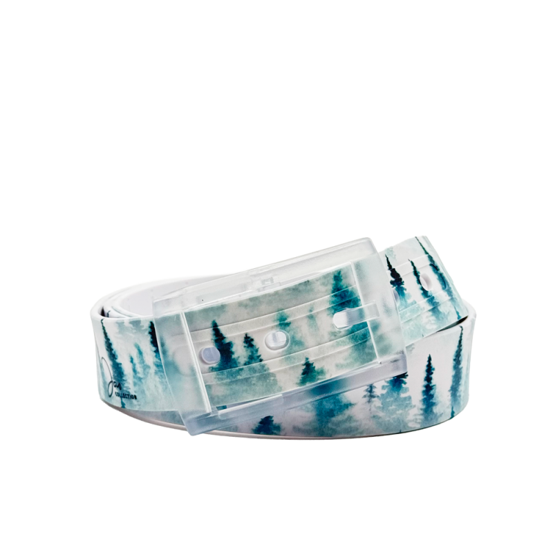Ceinture imprimée Motif sapin - collab avec JAO collection.