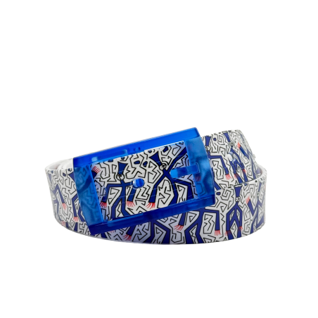 Artist collaboration belt | Blue All over| Ganouche | SKIMP