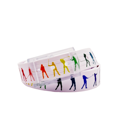ceinture Swing de golf collaboration SKIMP x Hubert Privé
