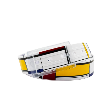 Ceintures Imprimées - Motif La Géométrique - Mondrian