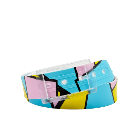 Ceintures Imprimées | Pop Square Pink Flamingo | SKIMP