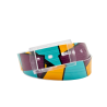 The Pop Square Halloween Silicone like plastic belt. Men and Women